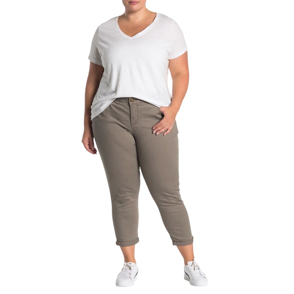 NWT WIT & WISDOM Ab-Solution Twill Skinny Pants - Picture 2 of 4